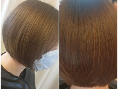 حلاقة محترفة. صبغات ، قصات مختلفة ، ليساج برازيلي